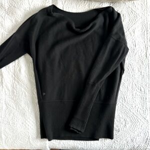 LuluLemon chic black crew pullover sweater!